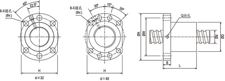 SFU08020-4  滚珠丝杆