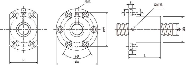 SFI0205T-4 滚珠丝杆,