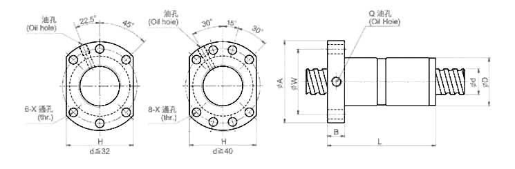 DFS02010-3.8、滚珠丝杠轴承