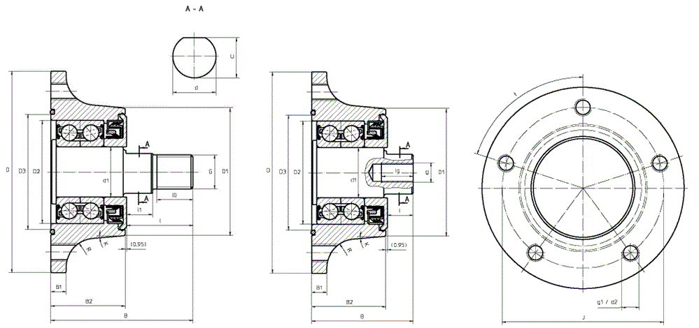 AHU34120B-01轮毂轴承