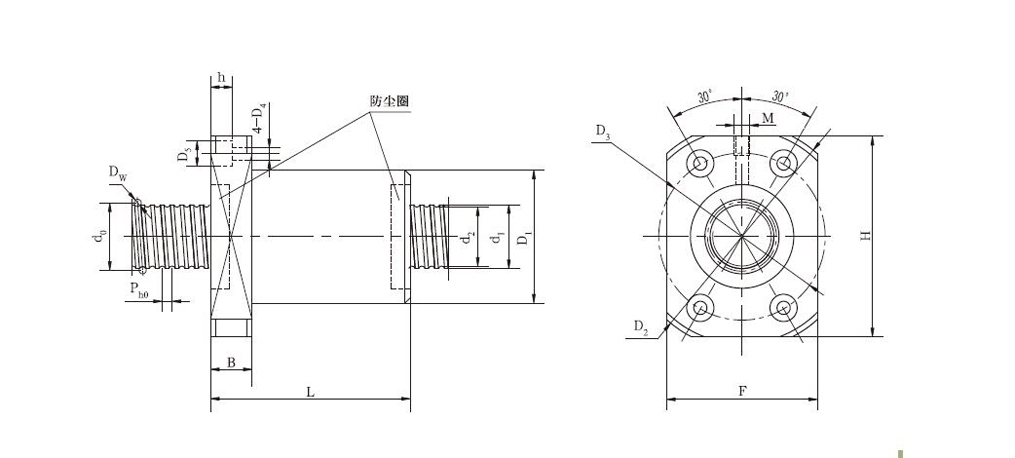 JF16032-5滚珠丝杠