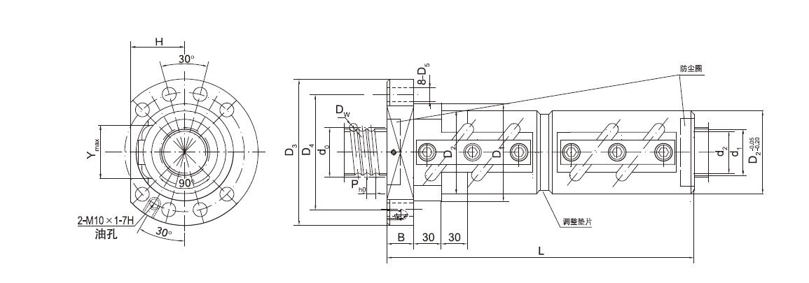 CMFZD6310-5滚珠丝杠